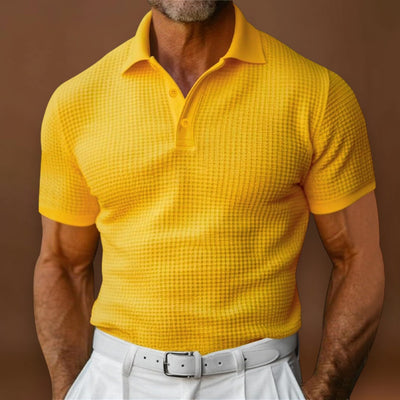 Camisa Polo - Corte Slim Ajustado e Ajuste em Mistura Respirável