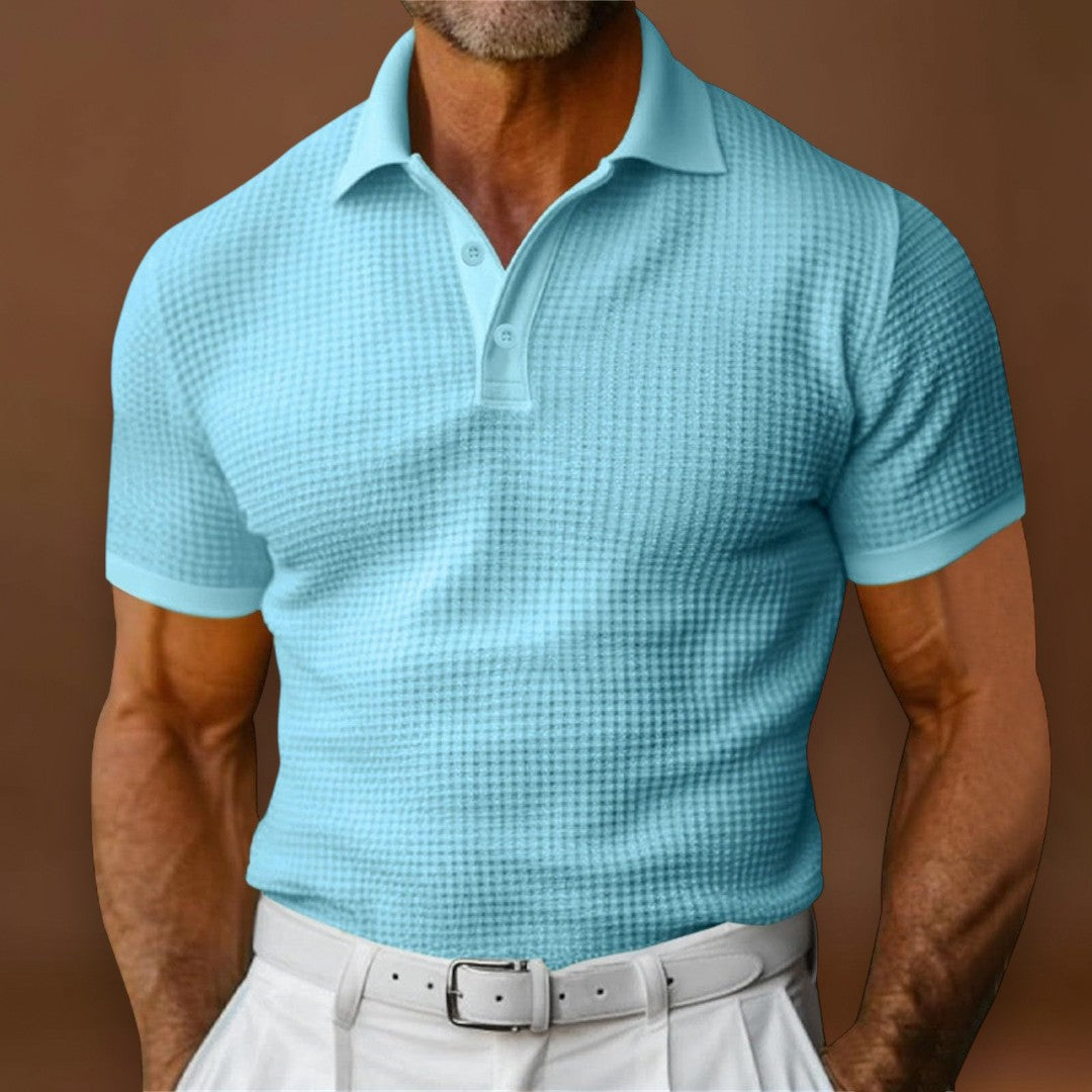 Camisa Polo - Corte Slim Ajustado e Ajuste em Mistura Respirável