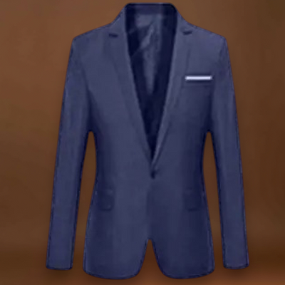 Blazer em Mistura de Poliéster - Ajuste Slim e Movimento Fácil