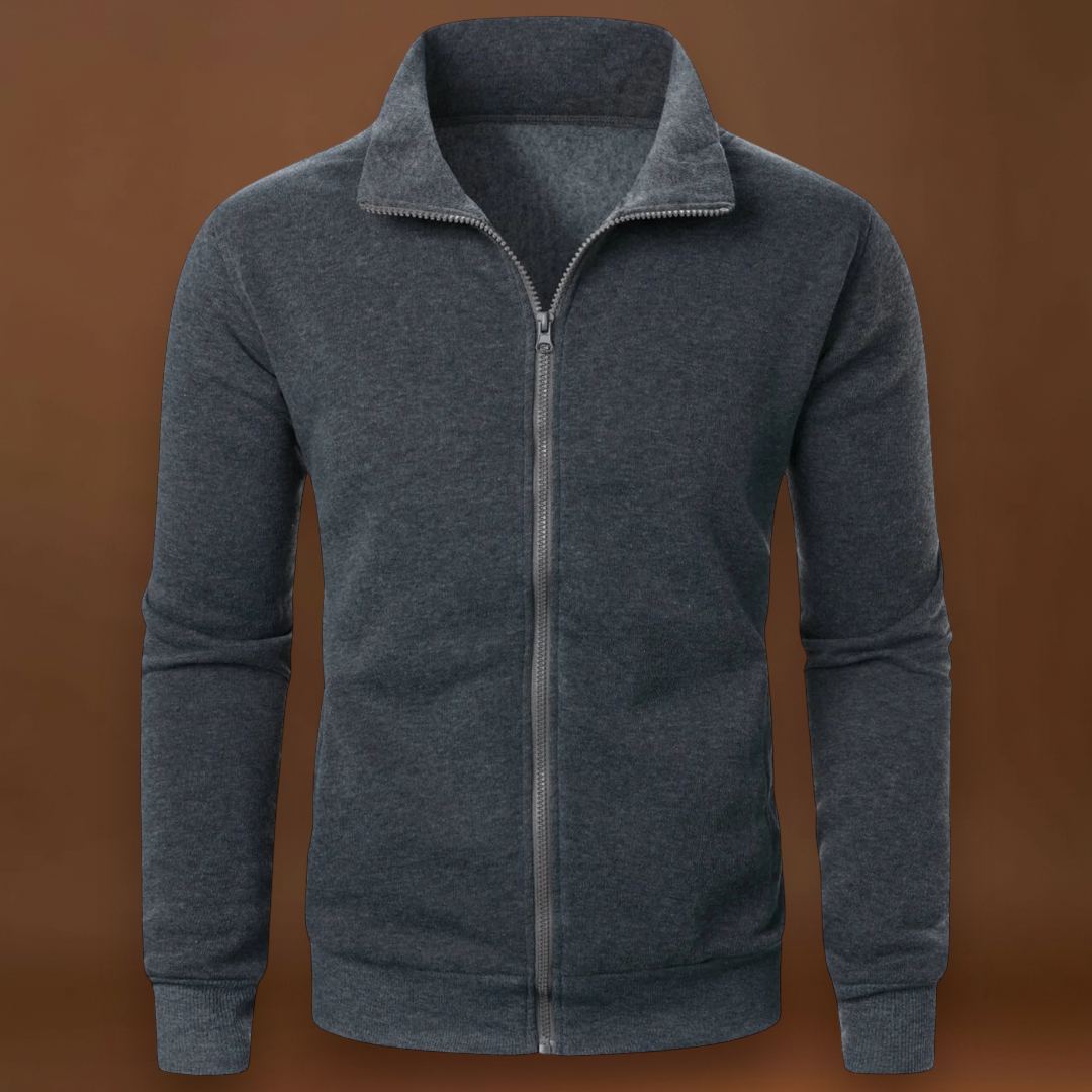 António | Cardigan Mistura Poliéster Toque Aveludado