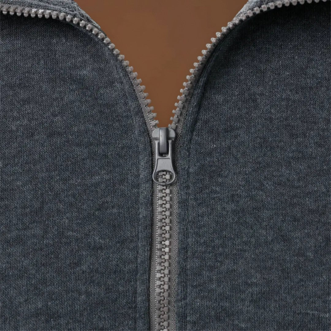 António | Cardigan Mistura Poliéster Toque Aveludado