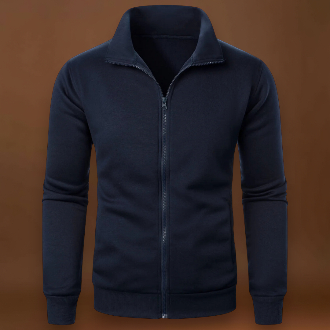 António | Cardigan Mistura Poliéster Toque Aveludado