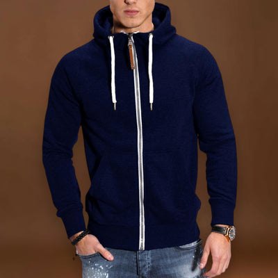 Casaco em Mistura de Poliéster - Capuz Raglan e Camadas Fáceis