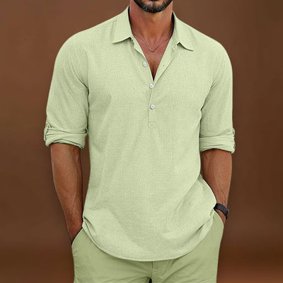 Camisa Polo em Mistura de Poliéster – Colarinho Clássico e Corte Solto