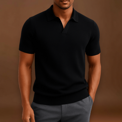 Camisa Polo em Mistura de Poliéster - Malha Texturada e Fácil Fluxo de Ar