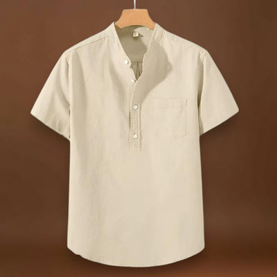 Camisa em Mistura de Poliéster - Gola Alta & Move-se Contigo