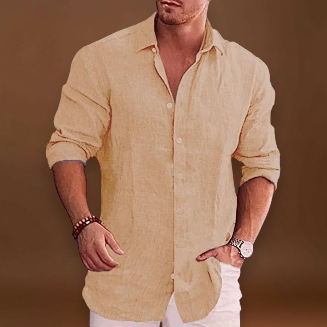 Camisa em Mistura de Poliéster - Gola Reversível e Ajuste Respirável