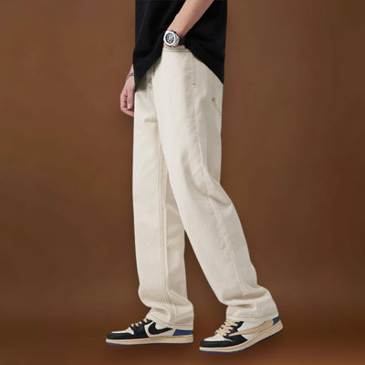 Calças de Poliéster – Perna Reta e Movimento Fácil