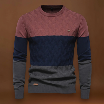 Pullover - Estrutura de Malha Intricada e Ajuste Quente e Respirável