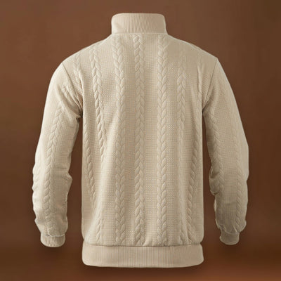 João | Suéter Meio-Zíper Trama Microfina Respirável