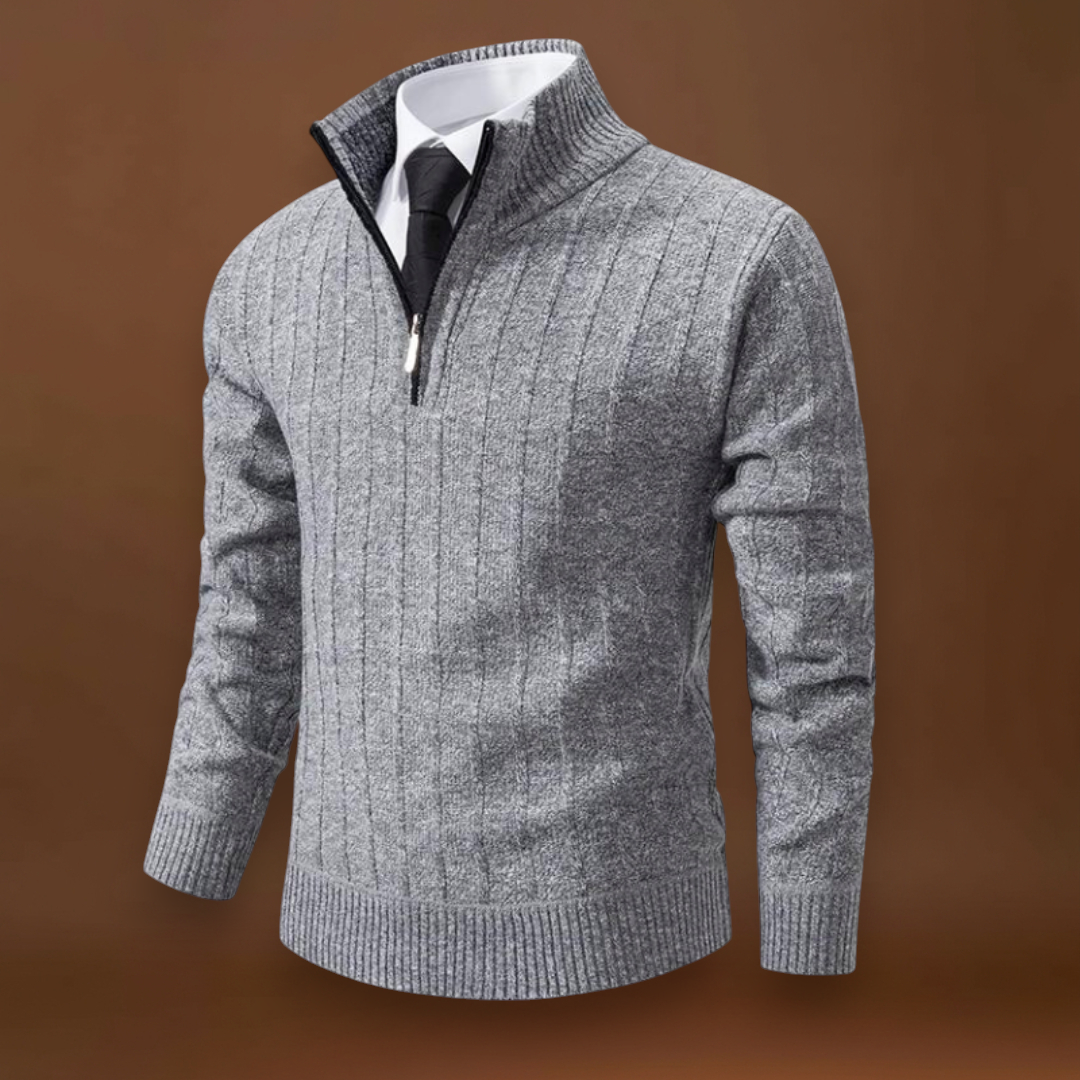 João | Suéter Zíper 1Quarto DesempenhoTecnico PremiumPlus