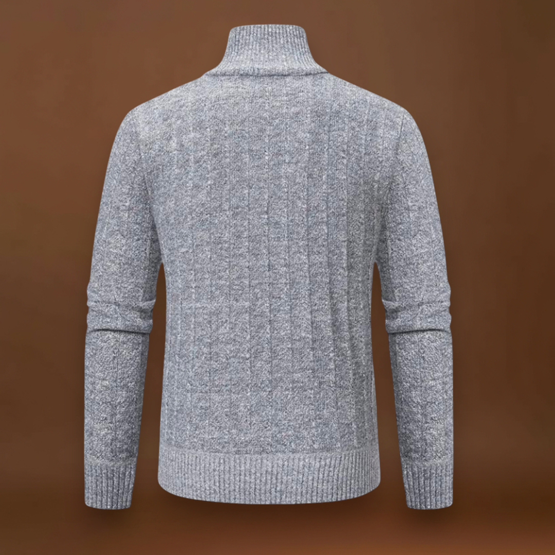 João | Suéter Zíper 1Quarto DesempenhoTecnico PremiumPlus
