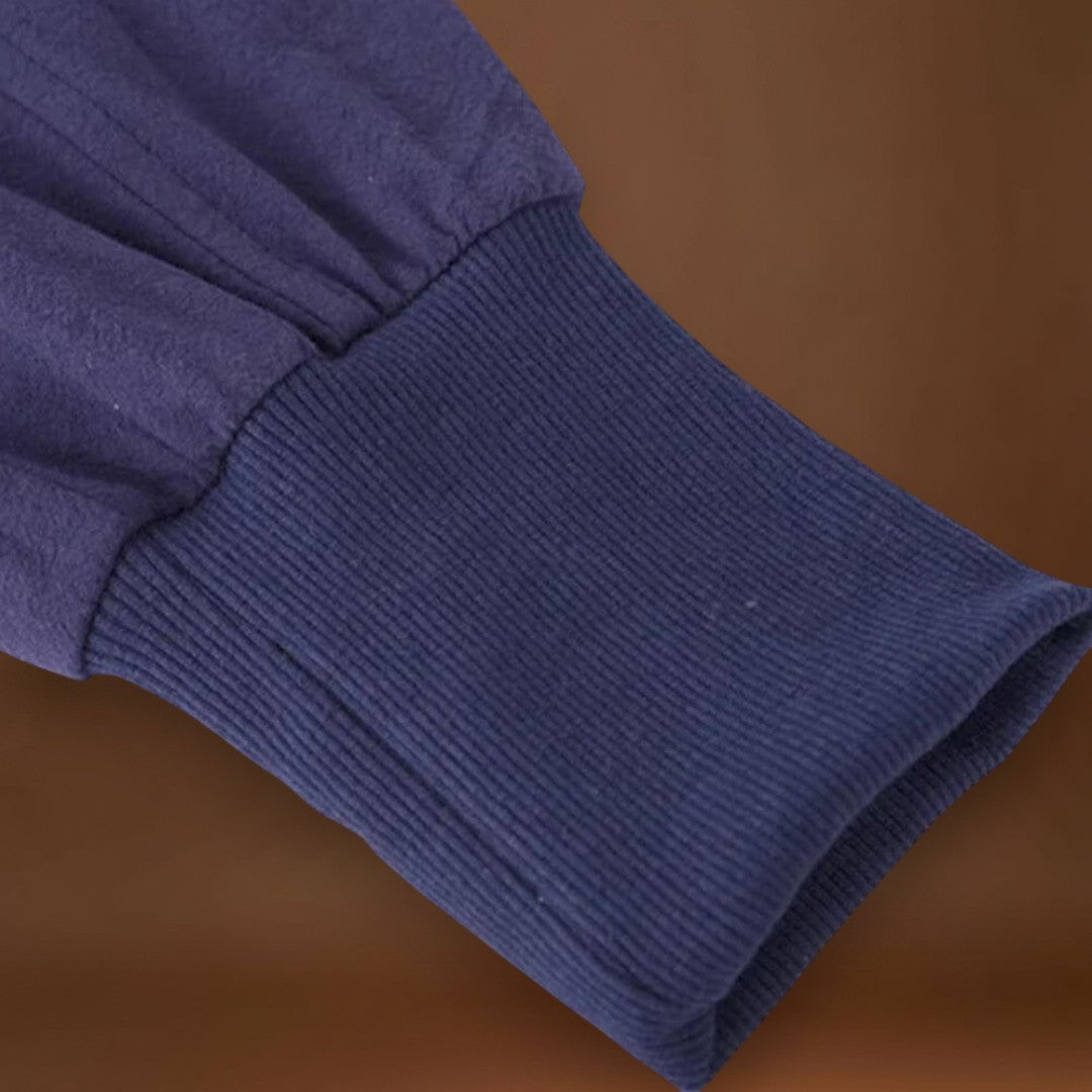 Riku - Calças harém de algodão confortáveis Preto