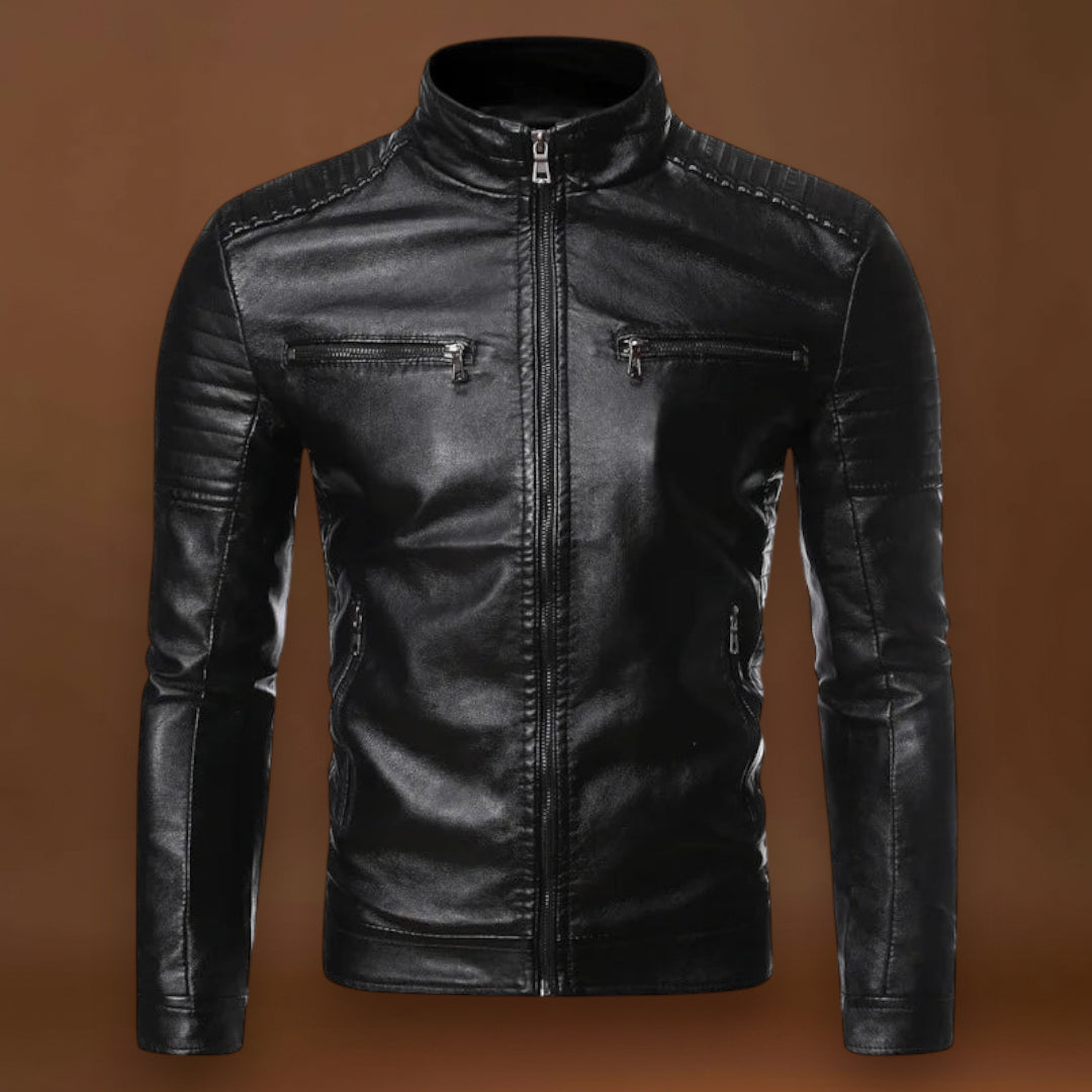 Hunter - Jaqueta de couro clássica