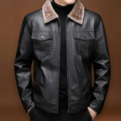 Blake - Jaqueta de couro vintage