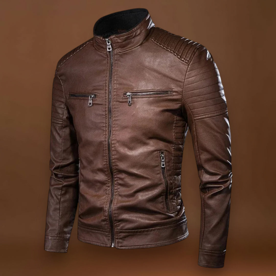 Hunter - Jaqueta de couro clássica