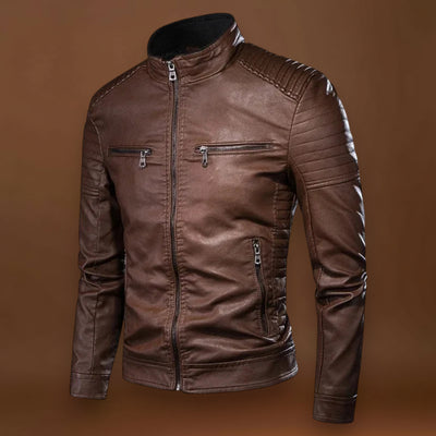 Hunter - Jaqueta de couro clássica