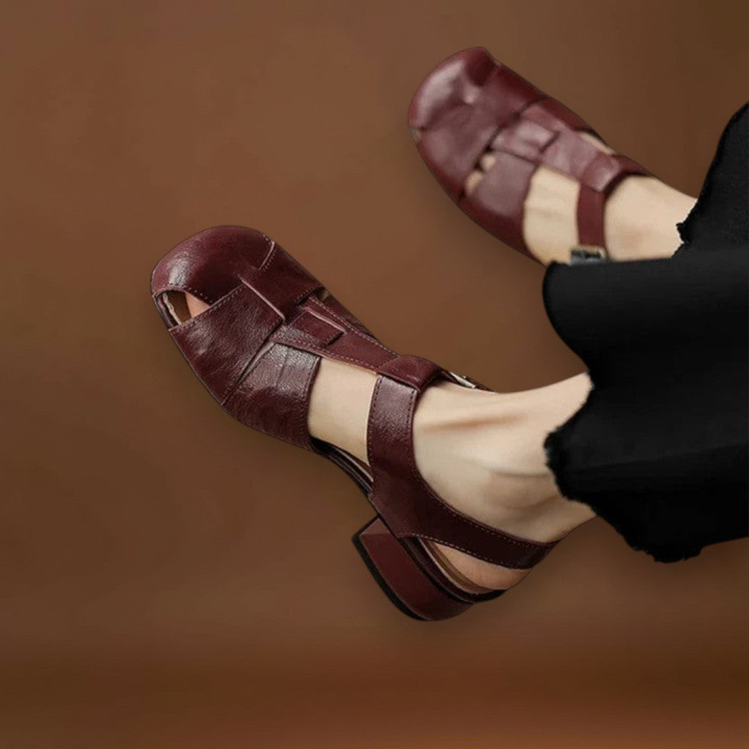 Diana - Sandálias elegantes em couro