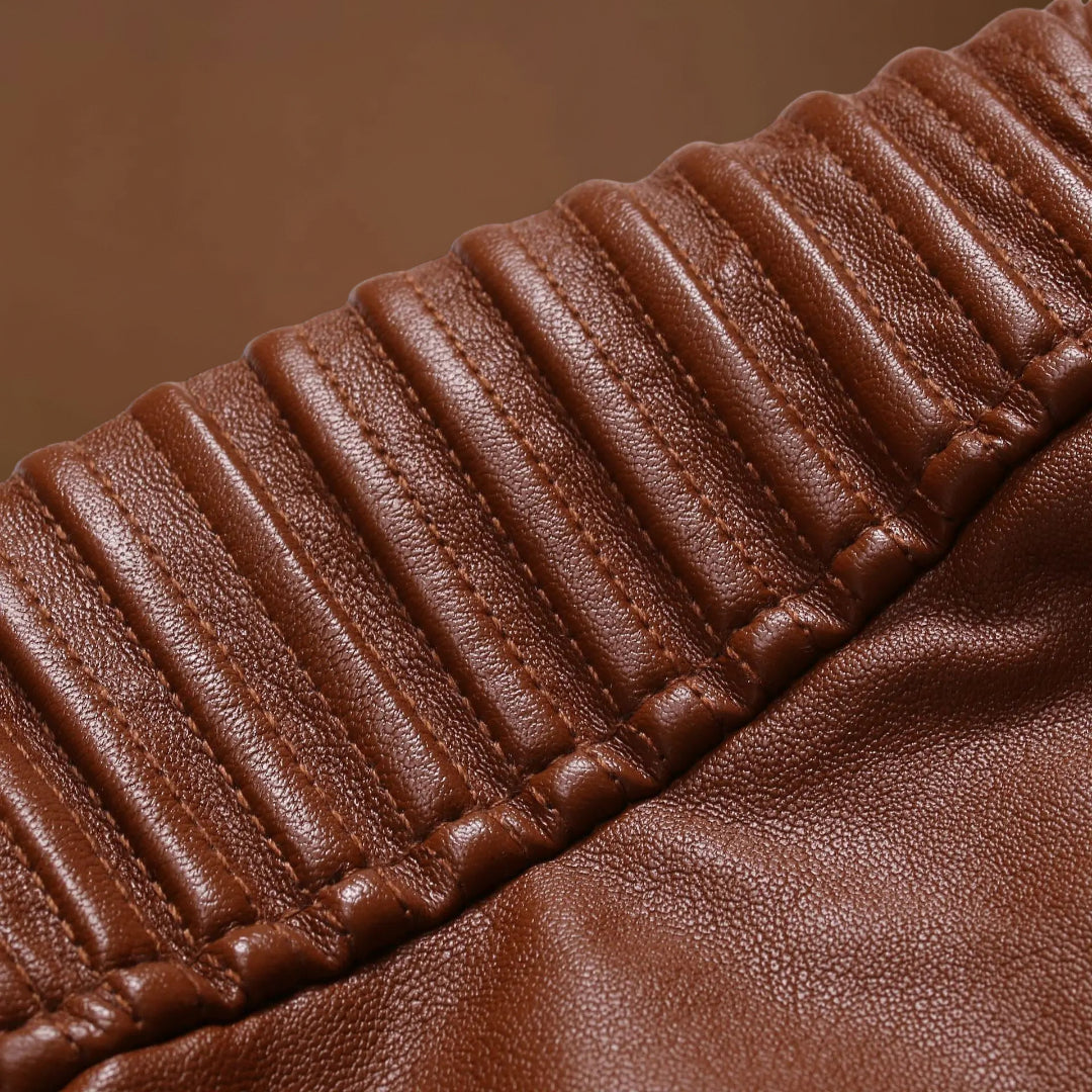 Hunter - Jaqueta de couro clássica