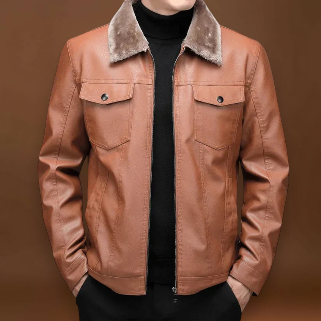 Blake - Jaqueta de couro vintage