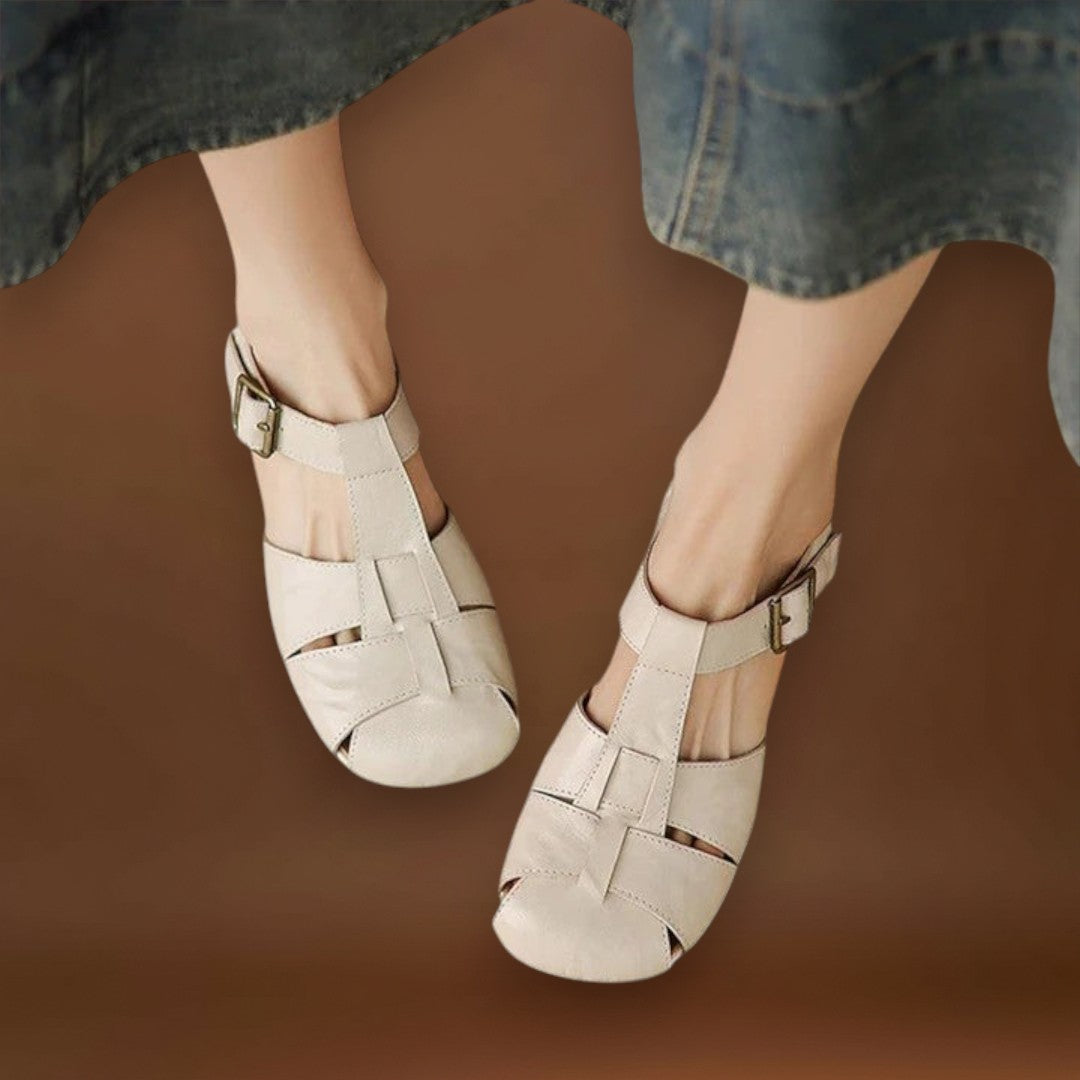 Diana - Sandálias elegantes em couro