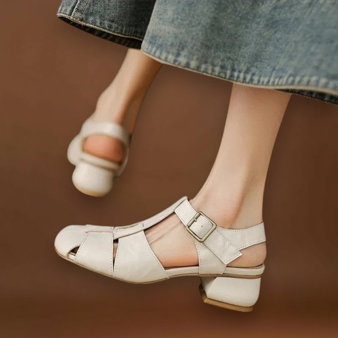 Diana - Sandálias elegantes em couro