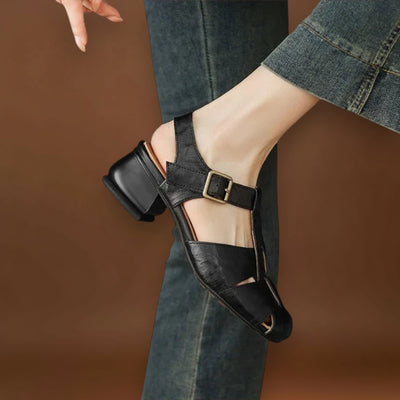 Diana - Sandálias elegantes em couro