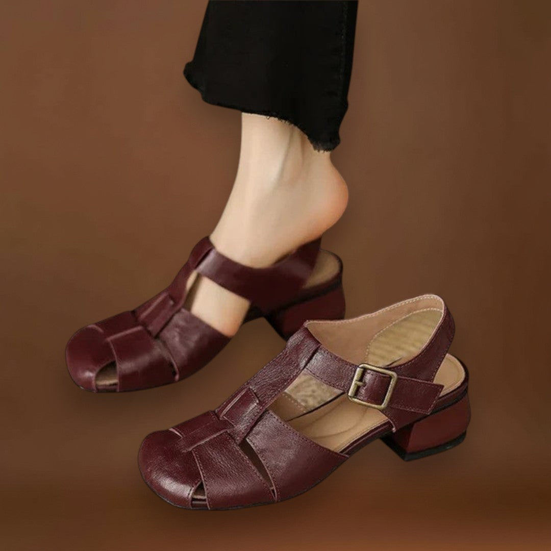 Diana - Sandálias elegantes em couro