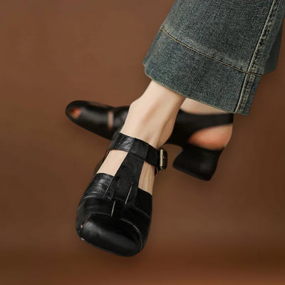 Diana - Sandálias elegantes em couro