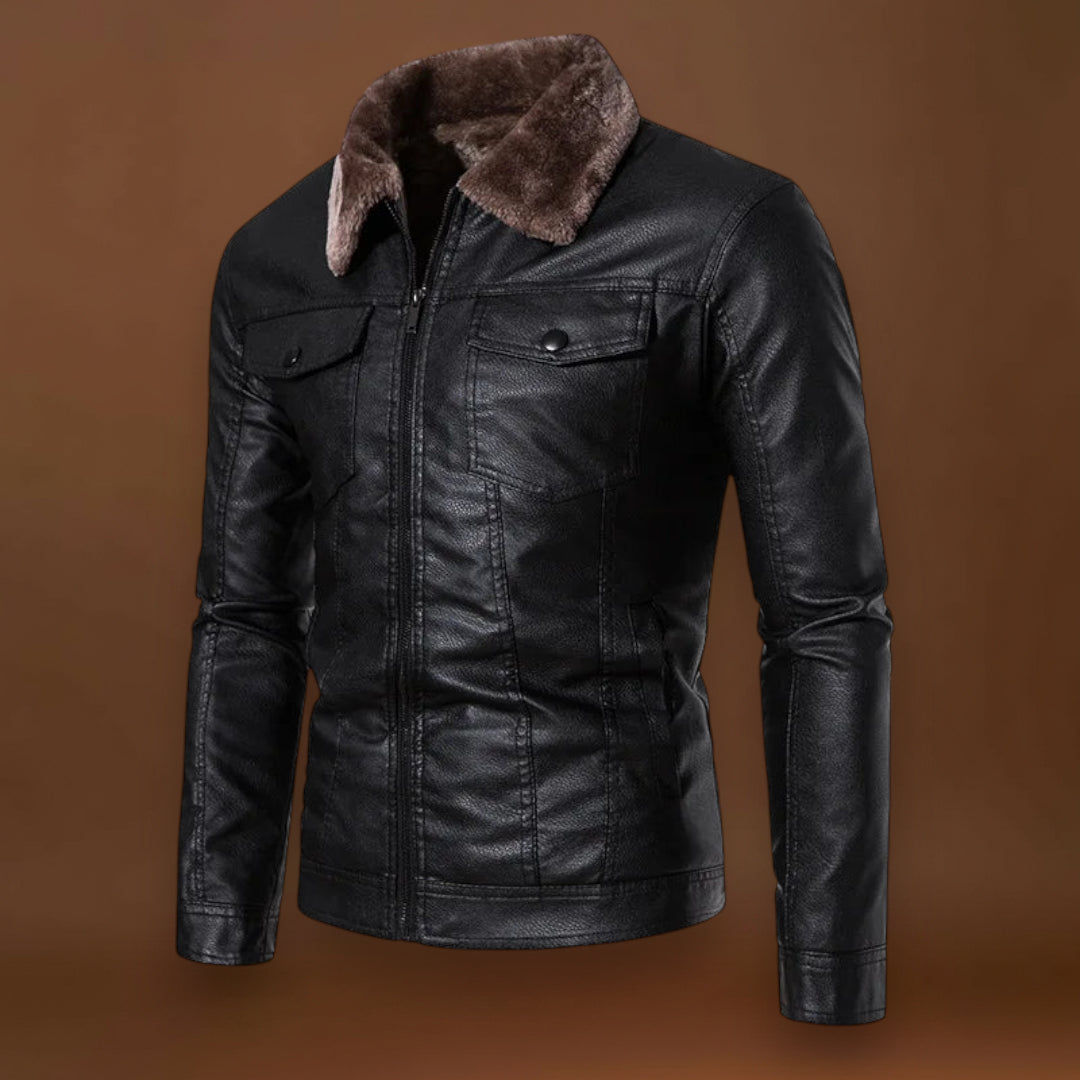 Blake - Jaqueta de couro vintage