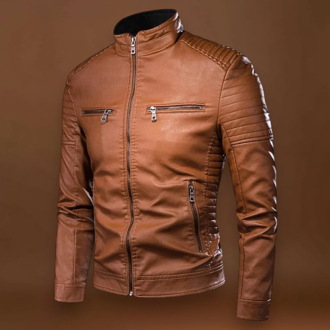 Hunter - Jaqueta de couro clássica