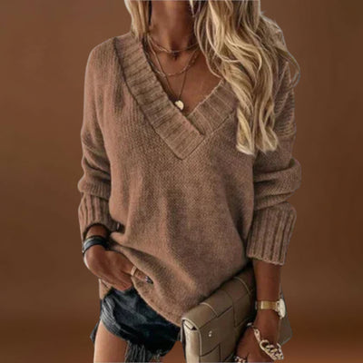 Carolina - Suéter Confortavel Com Decote em V