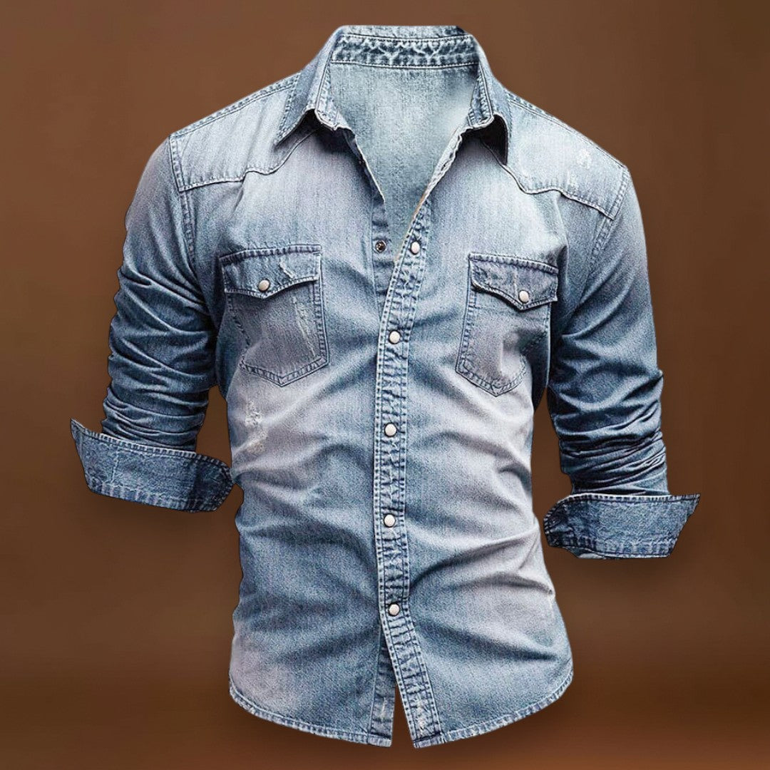 Camisa - Frente com Botões e Colar Estruturado & Ajuste Ajustável