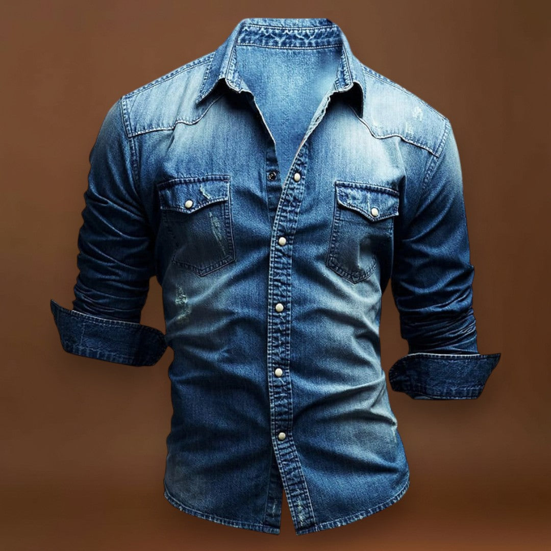 Camisa - Frente com Botões e Colar Estruturado & Ajuste Ajustável