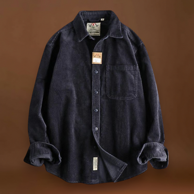 Camisa - Textura Corduroy & Costuras Reforçadas Para Sobreposição