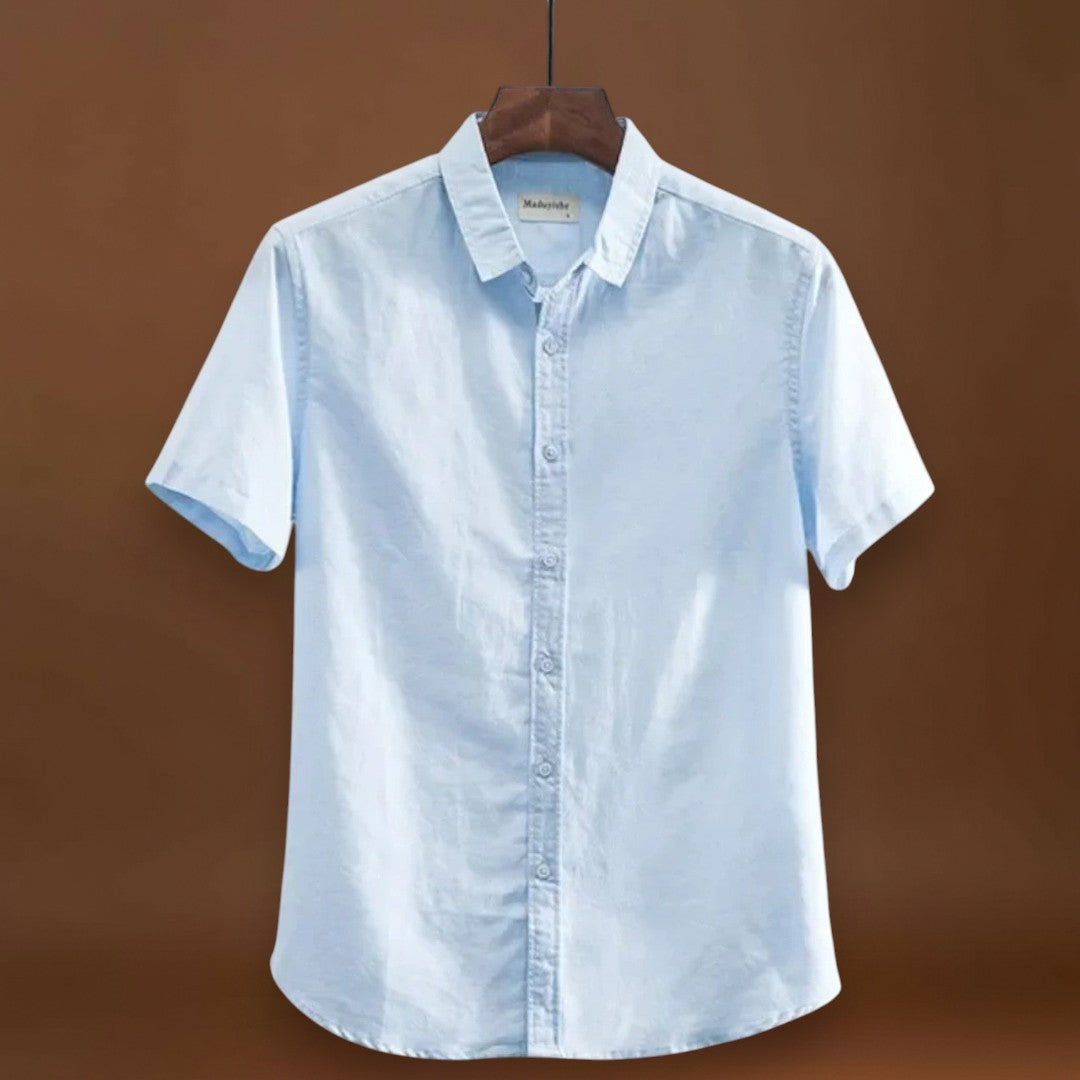 Camisa - Mistura Leve com Botões e Ventilação Respirável