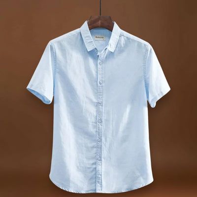 Camisa - Mistura Leve com Botões e Ventilação Respirável