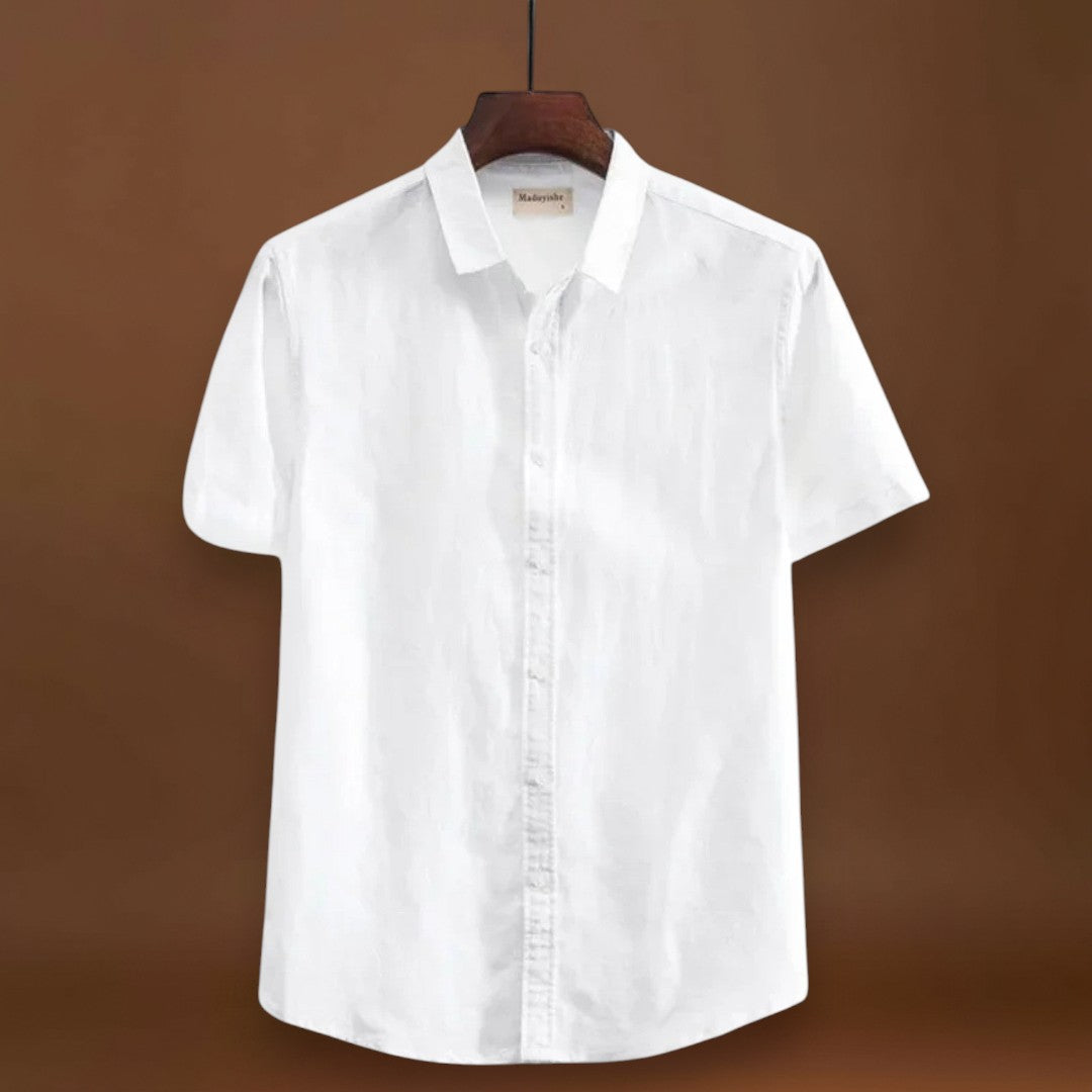 Camisa - Mistura Leve com Botões e Ventilação Respirável