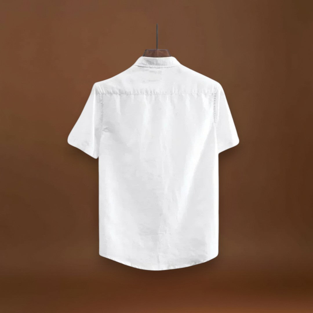 Camisa - Mistura Leve com Botões e Ventilação Respirável