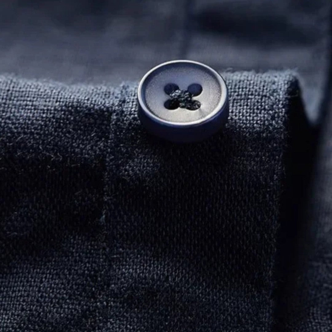 Camisa - Mistura Leve com Botões e Ventilação Respirável