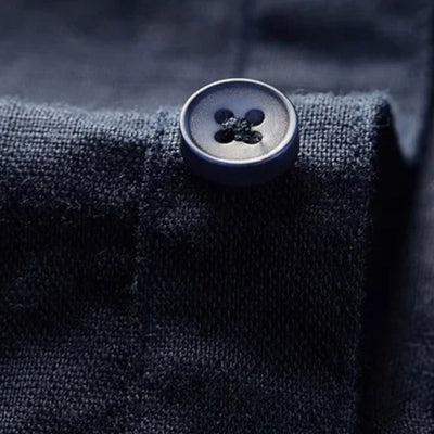 Camisa - Mistura Leve com Botões e Ventilação Respirável