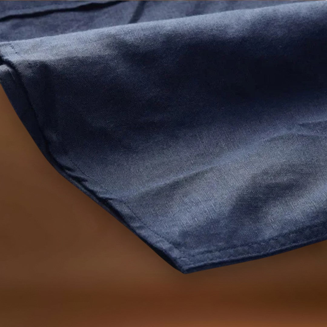 Camisa - Mistura Leve com Botões e Ventilação Respirável