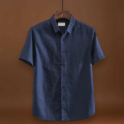 Camisa - Mistura Leve com Botões e Ventilação Respirável