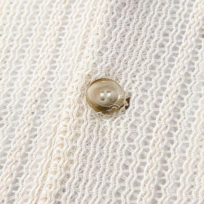 Camisa - Gola Canelada & Mistura de Poliéster Leve