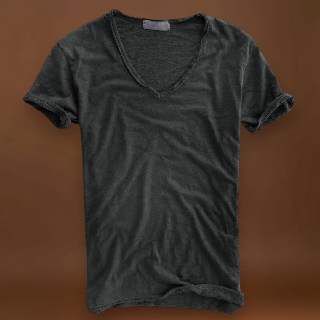 Camisa - Mistura Orgânica com Toque Suave e Forma Frontal Estruturada