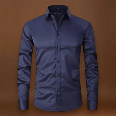 Camisa – Mistura de Poliéster Sem Rugas e Leve e Respirável