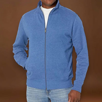 Tiago - Casaco de Mistura de Tecido Suave