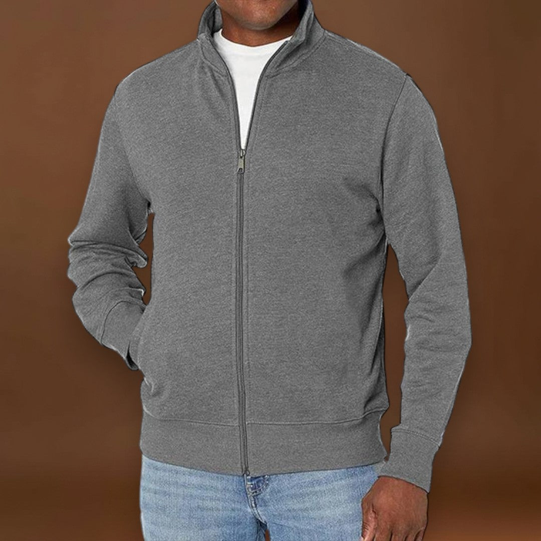 Tiago - Casaco de Mistura de Tecido Suave