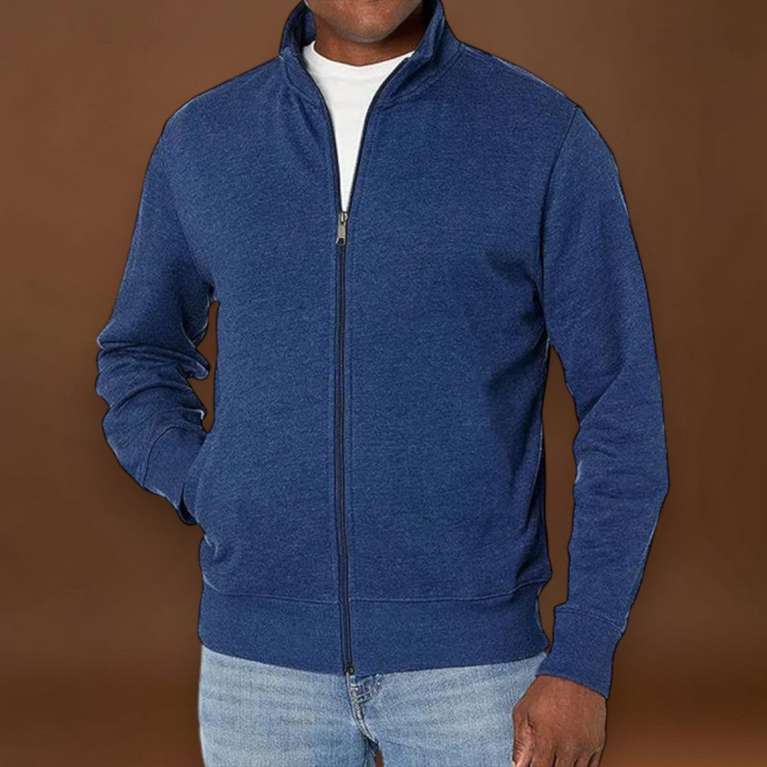 Tiago - Casaco de Mistura de Tecido Suave