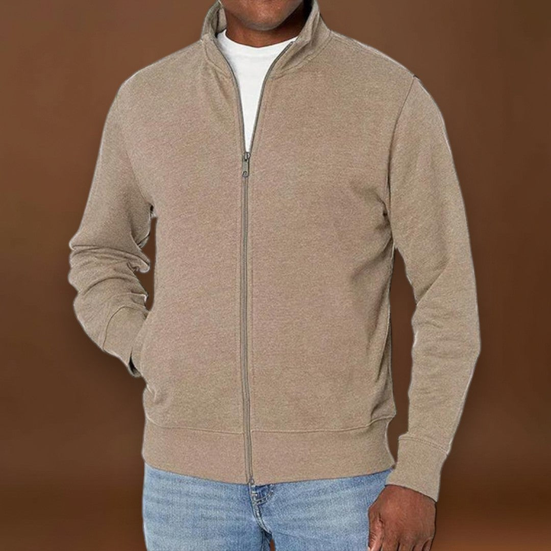 Tiago - Casaco de Mistura de Tecido Suave